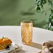 Karaca Melodico Meşrubat Bardağı Amber 330 ml - 1 Adet - Sarı
