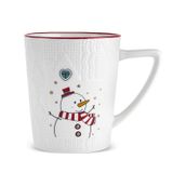Karaca New Year Yeni Yıl Little Snowman Kupa 380 ml - Beyaz