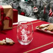 Karaca New Year Yılbaşı Snowflake Meşrubat Bardağı 590 Ml Şeffaf