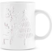 Karaca New Year Yılbaşı Snowy Beyaz 280 ml Kupa