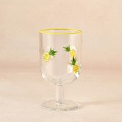 Karaca Pineapple Ananas Kadeh 390 ml Sarı
