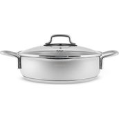 Karaca Powersteel 316+ Martha Kapağı Süzgeçli Karnıyarık ve Pilav Tenceresi 28 cm - Gümüş
