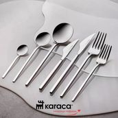 Karaca Premium Fortuna Platin 12 Kişilik 84 Parça Çatal Kaşık Bıçak Takımı