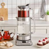 Karaca Refika'dan XL Chrome Cam Çay Makinesi