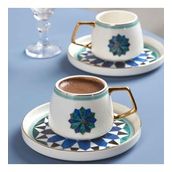 Karaca Roman 2 Kişilik 90 ml Kahve Fincan Takımı
