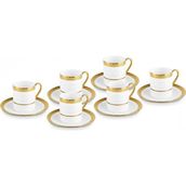 Karaca Royal Bone Victoria 6 Kişilik Kahve Fincanı 90 ml - Renkli