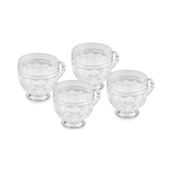 Karaca Sezen 4 Kişilik Cam Çay Fincanı 180 ml - Beyaz