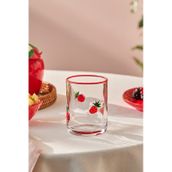 Karaca Strawberry Meşrubat Bardağı 420 ml Kırmızı