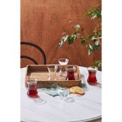 Karaca Vefa 130 ml 6'lı Çay Bardağı Seti