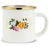 Karaca Viyan Emaye Kupa 350 ml - Beyaz
