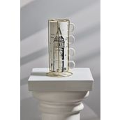 Karaca X İst Collection Galata Standlı 4 Parça Mug Kupa