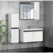 Karen Banyo New Bahar 80 cm Banyo Dolabı