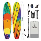 karfe 11x31"x6" (335cm) SUP Şişme Kürek Sörfü - Stand Up Paddle Board - Tüm Yardımcı Ekipmanlar Pakete Dahildir (Radiant Journey)