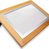 Karin Naturel Kayın Yüksek Işıklı Led 40x60 cm Eskiz ve Çizim Masası