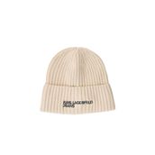 Karl Lagerfeld Jeans Bere Essential Logo Beanie, Standart, 5003218340, Krem, Erkek