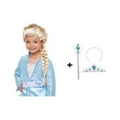 Karlar Ülkesi Frozen Elsa Kostüm Seti Çocuk Boy