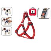Karlie 35-60 cm Kırmızı Kilitli Köpek Göğüs Tasması