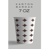 Karton Bardak Kağıt Bardak Alfa - 7 Oz 3000 Adet