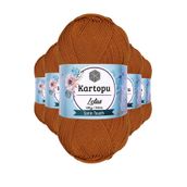 Kartopu K302 Tarçın Lotus Bikini Büstiyer Bluz 5 Adet Örgü İpi