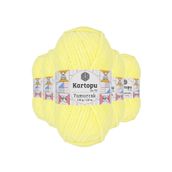 Kartopu K333 5 Adet Sarı Yumurcak Kadife El Örgü İpi