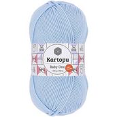 Kartopu K544 Mavi Baby One Tüylenmeyen El Örgü İpi Yünü