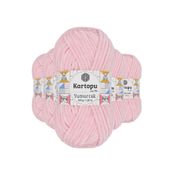 Kartopu K768 5 Adet Bebe Pembe Yumurcak Kadife El Örgü İpi