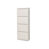 Kaser Metal 4'lü Krem Ayakkabılık