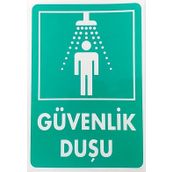 Katar Market Güvenlik Duşu Uyarı Levhası