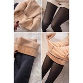 Katia & Bony Kadın Termal İçi Ten Polar Külotlu Çorap Siyah - L - XL