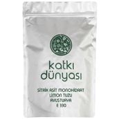 Katkı Dünyası E330 1 kg Sitrik Asit Monohidrat Çin