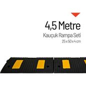 Kauçuk Rampa, Otopark Rampası, Kaldırım Rampası 25 x 50 x 4 cm 4,5 Metre