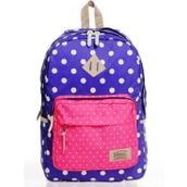 Kaukko K1111 Dots Mor Sırt Çantası