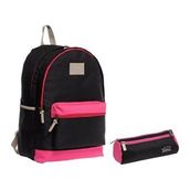Kaukko K1147 Wichlight Siyah-Pembe Sırt Çantası