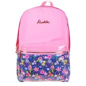 Kaukko K1732 Pink Soft Floral Sırt Çantası