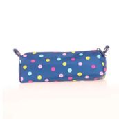 Kaukko K2581 Navy Blue Triangle Punch Kalem Çantası