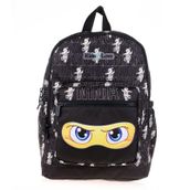 Kaukko Kids&Love Erkek Çocuk Siyah Sarı Ninja İlkokul Okul Sırt Çantası