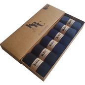 KBC Socks 6'lı Bambu Dikişsiz Erkek Klasik Çorap Seti / 2 Siyah - 2 Lacivert - 2 Füme - 41 - 44 - Siyah - Lacivert - Füme