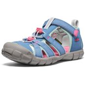 Keen Seacamp II CNX Y-ENSIGN Mavi/Camellia RO 1010099 Unisex Çocuk Sandaleti, Coronet Blue Hot Pink, 30 EU