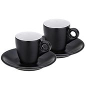 Kela 12750 2'li Set Siyah 50 ml Mattia Espresso Fincan