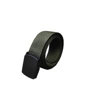 Kemer Dünyası 125 cm Haki Unisex Anti Alerjik Plastik Tokalı Taktikal Tarz Bez Kemer