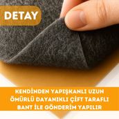 Kendinden Yapışkanlı Kaplama Oto Zemin Torpido Dayanıklı3mm Antrasit