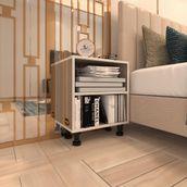 Kenz Life Kenzlife Komodin Matti Crd 48 x 40 x 40 Ayarlı Ayaklı Komidin Kitaplık