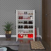 Kenzlife Ayakkabilik Ayakkabi Dolabi Kilitli Be Real Byz 120*70*32 Kapakli Arkalikli Ofis Dolabi İki Bolme