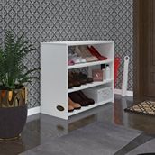 Kenzlife Ayakkabılık Goya Byz 060*70*30 Arkalıksız Ayakkabı Ofis Dolabı - Beyaz