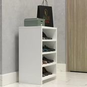 Kenzlife Ayakkabılık Konevi Mat Beyaz Suntalam 065*040*30 Sekiz Çift Ayakkabı Kapasitesi Arkalıksız