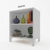 Kenzlife Beril Beyaz 68x60x20 cm Kitaplık