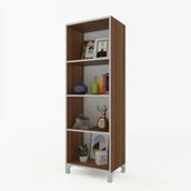 Kenzlife Beril Ceviz 148x30x20 cm Kitaplık