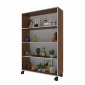 Kenzlife Beril Ceviz 148x90x20 cm Kitaplık