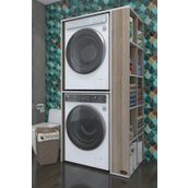 Kenzlife Bolodenka 180x90x60 cm Beyaz Çamaşır-Kurutma Makinesi Banyo Dolabı