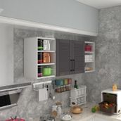Kenzlife Domates 90 Gri Mod 2 90x160x32 Mebran Kapak Suntalam Gövde Hazır Mutfak Dolabı